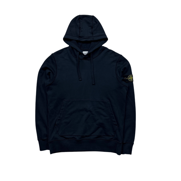 Stone Island Navy 2020 Pullover Hoodie - Medium