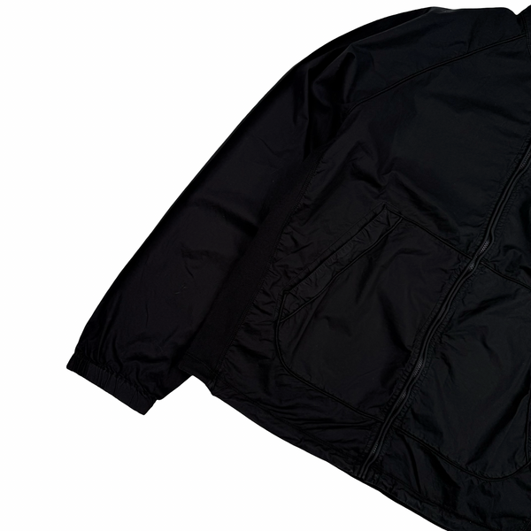Stone Island 2026 Black Cotton Lightweight Zipped Track Jacket - Large/Medium