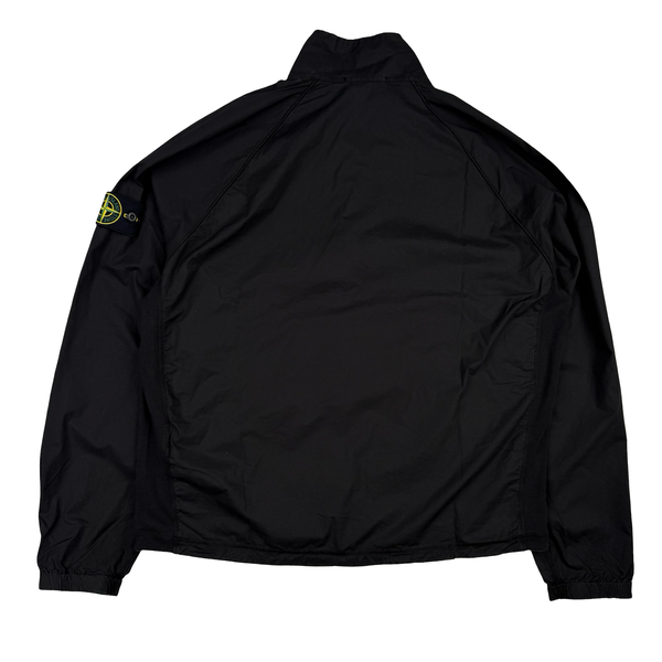 Stone Island 2026 Black Cotton Lightweight Zipped Track Jacket - Large/Medium