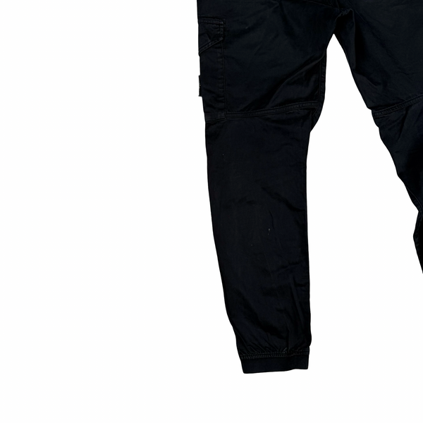 Stone Island 2019 Black Cargo RE T Trousers - Medium