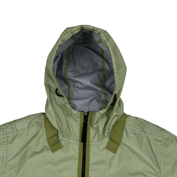 Stone Island 2021 Pistachio Green Membrana TC 3L Rain Jacket - Small
