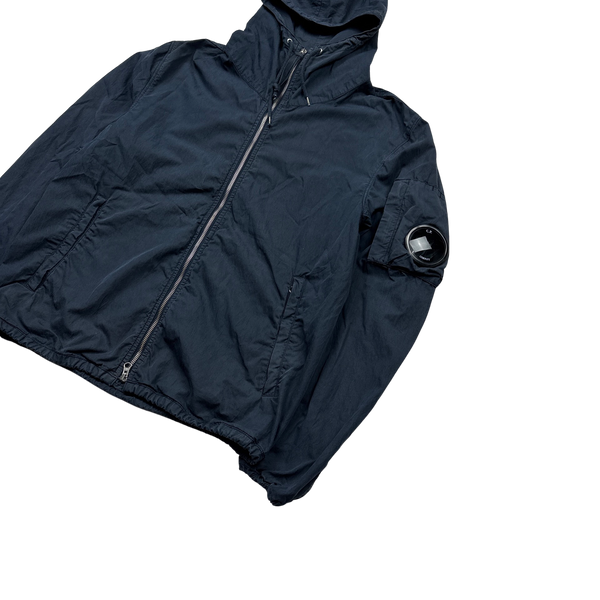 CP Company 50 Fili Navy Hooded Jacket - Medium