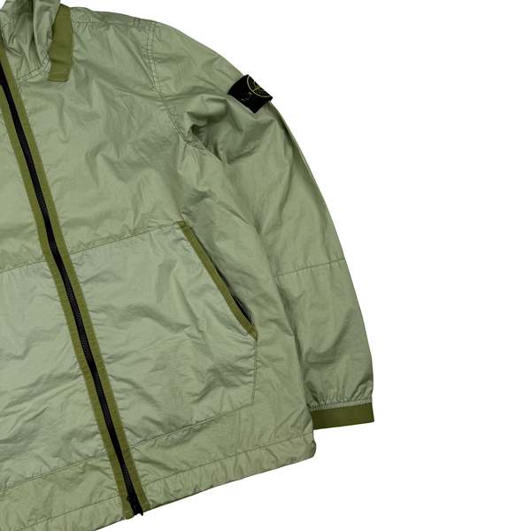 Stone Island 2021 Pistachio Green Membrana TC 3L Rain Jacket - Small
