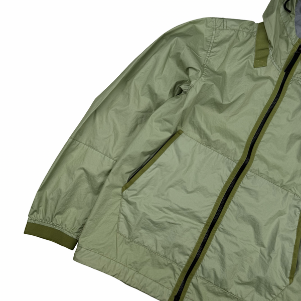 Stone Island 2021 Pistachio Green Membrana TC 3L Rain Jacket - Small