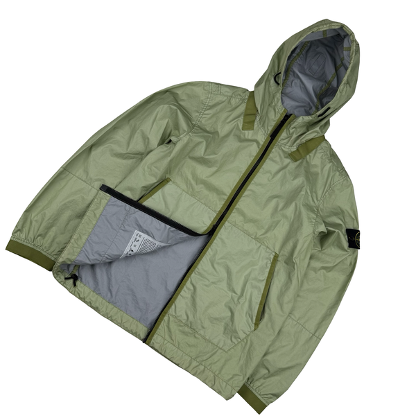 Stone Island 2021 Pistachio Green Membrana TC 3L Rain Jacket - Small