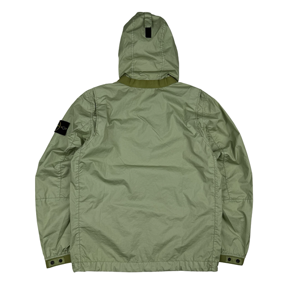 Stone Island 2021 Pistachio Green Membrana TC 3L Rain Jacket - Small