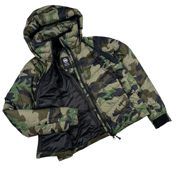 Canada Goose Camo Down Filled Hooded Puffer Jacket - Medium