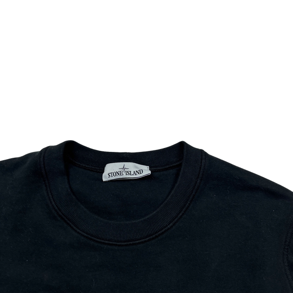 Stone Island 2021 Black Crewneck Sweatshirt - Medium