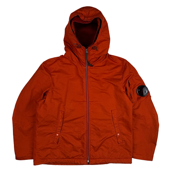 CP Company 2014 Burnt Orange/Brown Lined Hooded Jacket - XL (52)