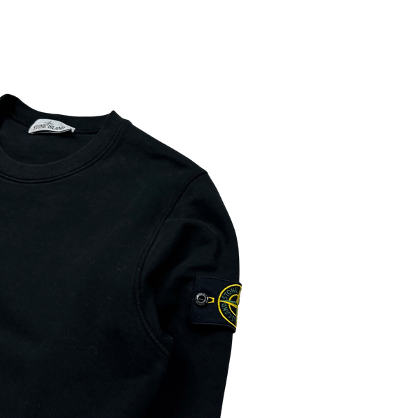 Stone Island 2021 Black Crewneck Sweatshirt - Medium