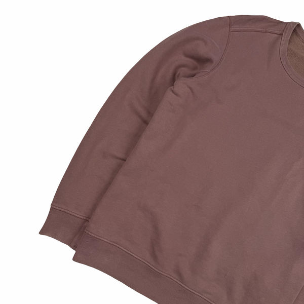 Stone Island 2018 Blush Pink Cotton Crewneck Sweatshirt - Large