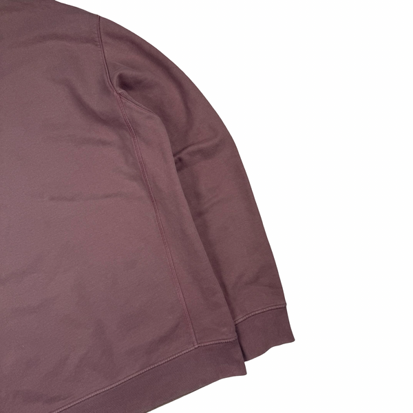 Stone Island 2018 Blush Pink Cotton Crewneck Sweatshirt - Large