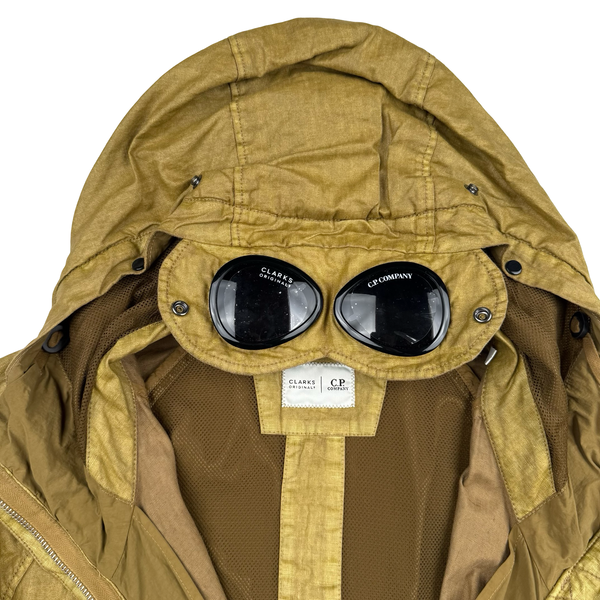 CP Company x Clarks Originals Brown Goggle Jacket - Medium
