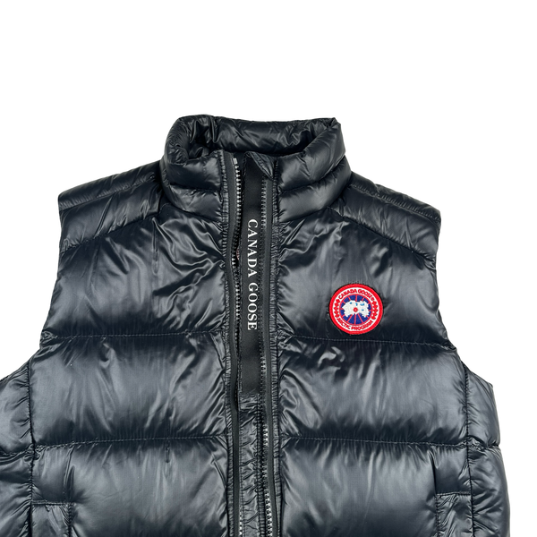 Canada Goose Black Down Filled Gilet - Small