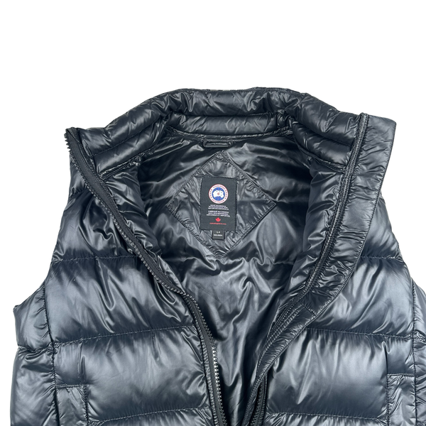 Canada Goose Black Down Filled Gilet - Small