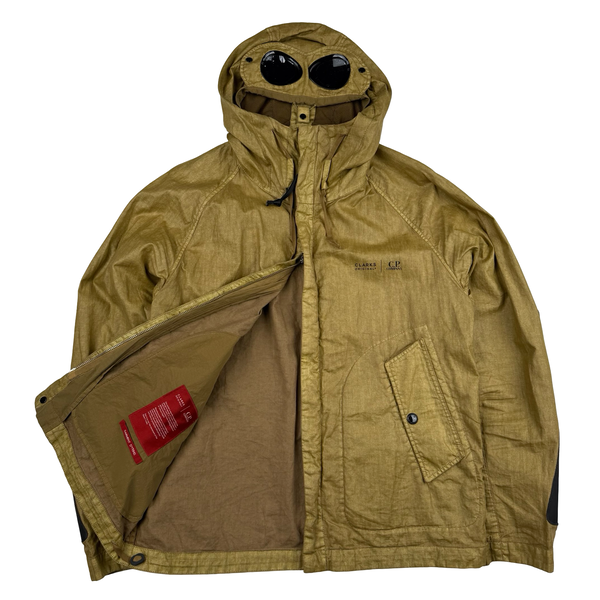 CP Company x Clarks Originals Brown Goggle Jacket - Medium
