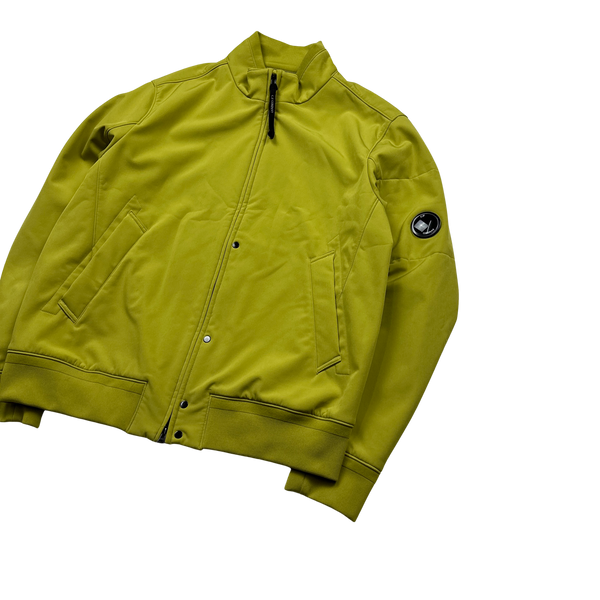CP Company Lined Lime Green Soft Shell Jacket - 3XL