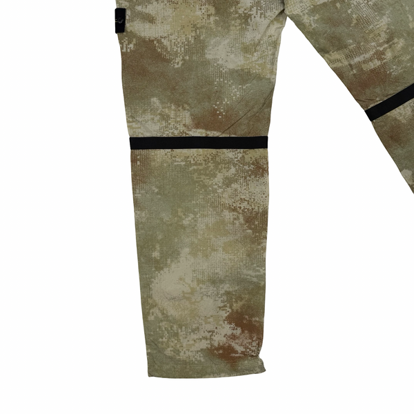 Stone Island 2024 Dissolving Grid Camo Cargo Trousers - XL