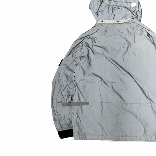 Stone Island 2011 Rare Archive Silver Reflective Jacket - XL