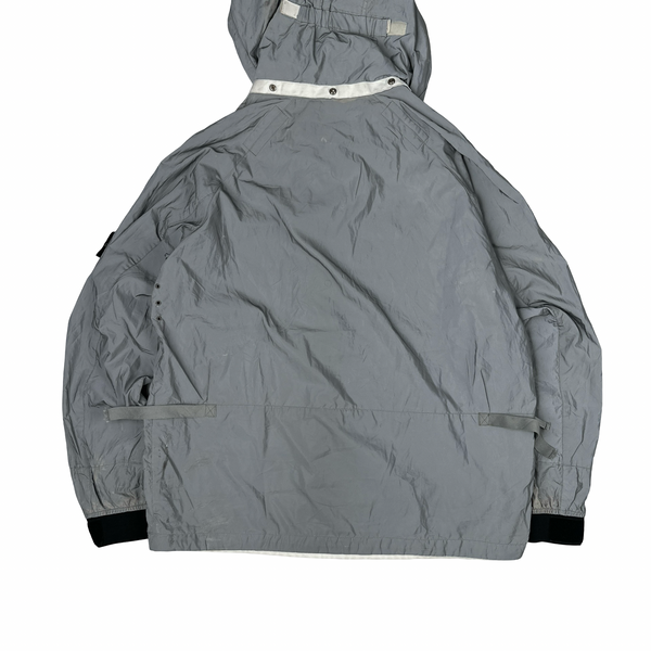 Stone Island 2011 Rare Archive Silver Reflective Jacket - XL