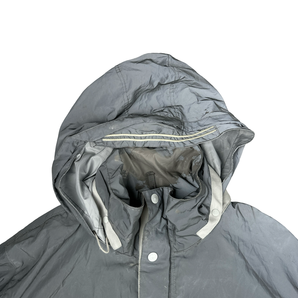 Stone Island 2011 Rare Archive Silver Reflective Jacket - XL