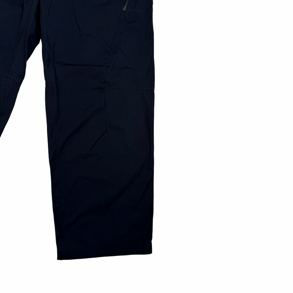 CP Company Metropolis Series 3-2 HyST Navy Cotton Spellout Walking Trousers - Large (34")