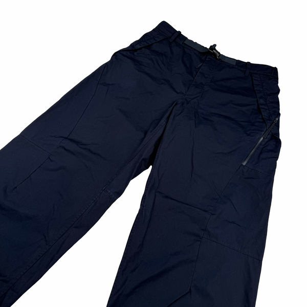 CP Company Metropolis Series 3-2 HyST Navy Cotton Spellout Walking Trousers - Large (34")