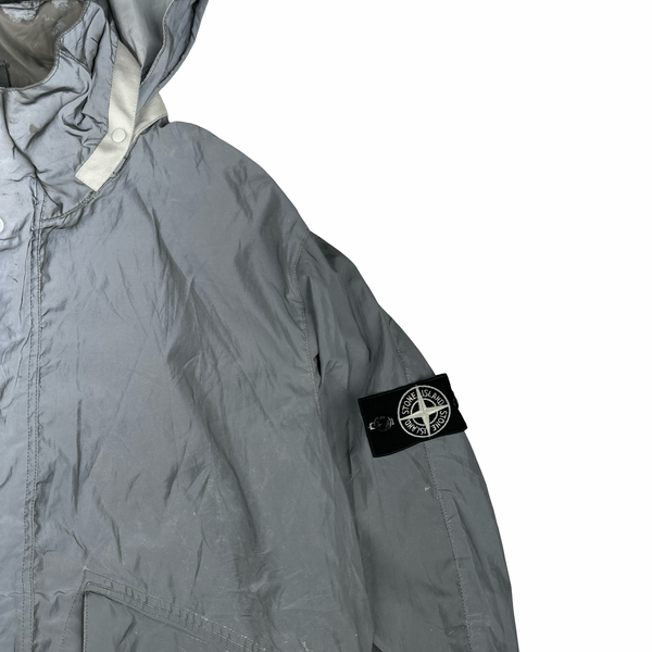 Stone Island 2011 Rare Archive Silver Reflective Jacket - XL