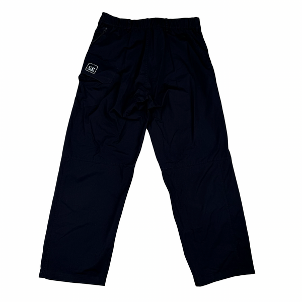 CP Company Metropolis Series 3-2 HyST Navy Cotton Spellout Walking Trousers - Large (34")