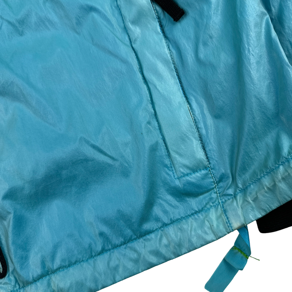 Stone Island 2009 Baby Blue Silk Prismatic Jacket - Large