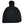 Load image into Gallery viewer, Prada Black Red Tab Logo Zipped Hooded Puffer Jacket - Womens Medium
