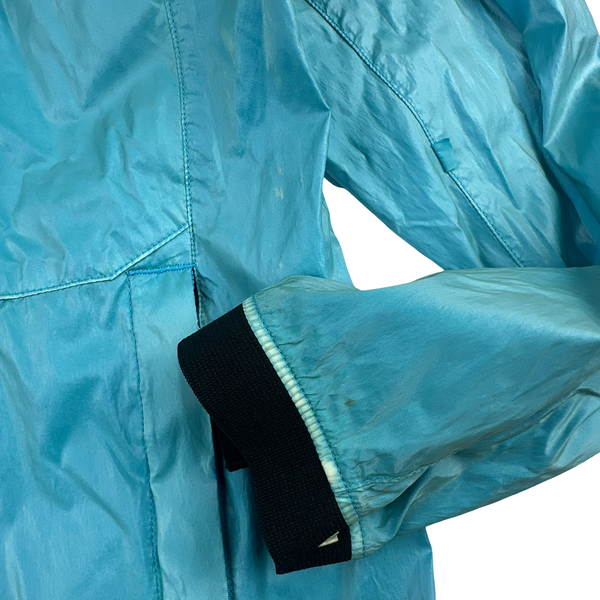 Stone Island 2009 Baby Blue Silk Prismatic Jacket - Large