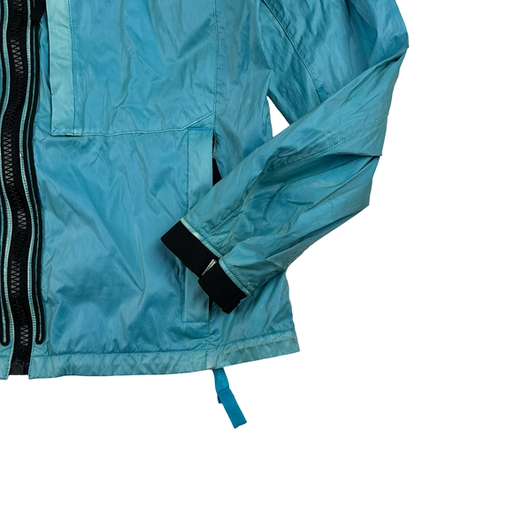 Stone Island 2009 Baby Blue Silk Prismatic Jacket - Large