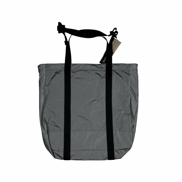 Stone Island 2025 Grey Nylon Metal Compass Shoulder/Tote Bag
