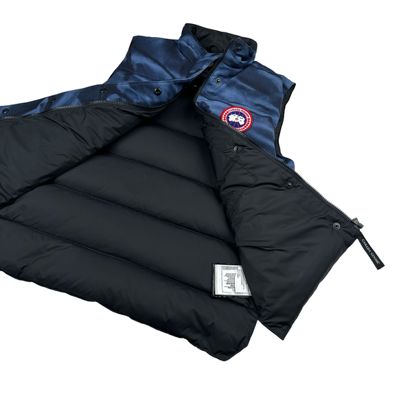 Canada Goose Blue Down Camo Gilet Vest - Medium