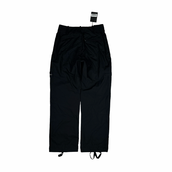 Stone Island 2010 Black Loose Cotton Cargo Trousers - Small