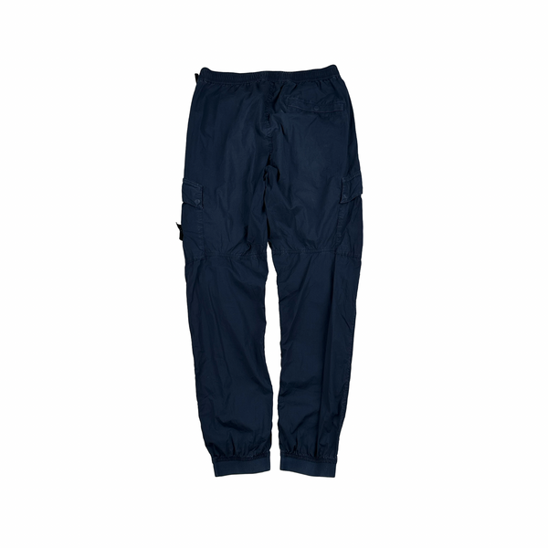 Stone Island 2019 Navy Lightweight RE T Cargo Trousers - 30"