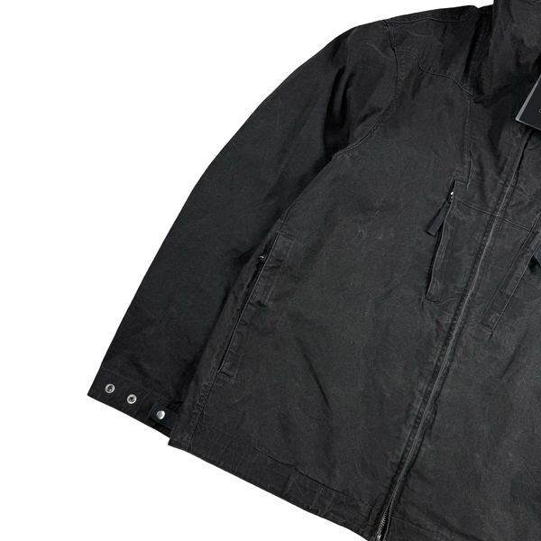 Stone Island No Seasons Tela Resinata Hooded Windbreaker Jacket - XL