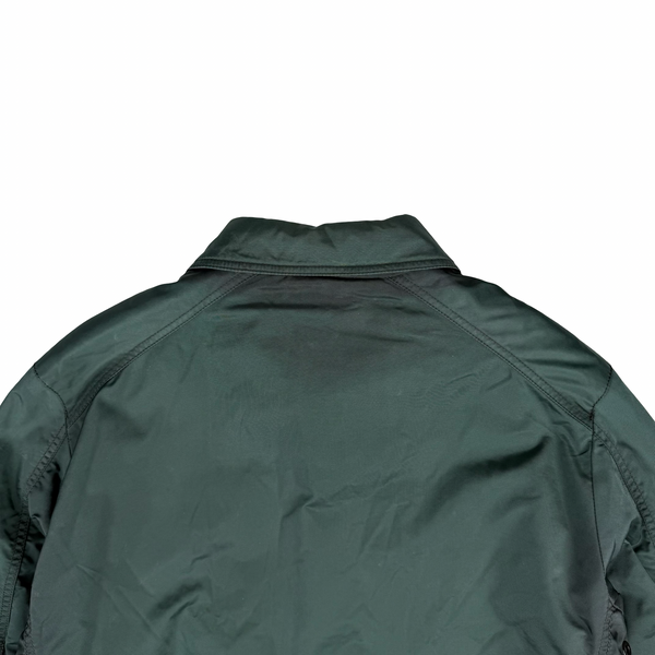 Burberry Nova Check Green Lined Collared Jacket - Medium