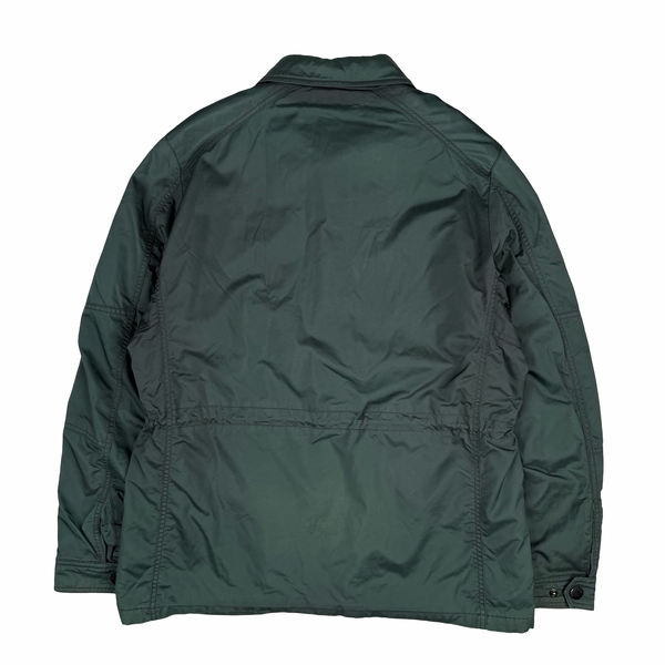 Burberry Nova Check Green Lined Collared Jacket - Medium