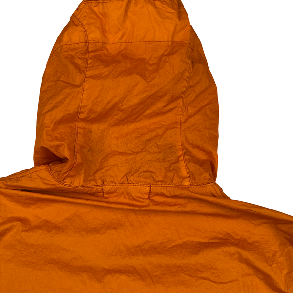Stone Island 2012 Orange Membrana TC Hooded Jacket - Medium