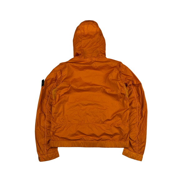 Stone Island 2012 Orange Membrana TC Hooded Jacket - Medium