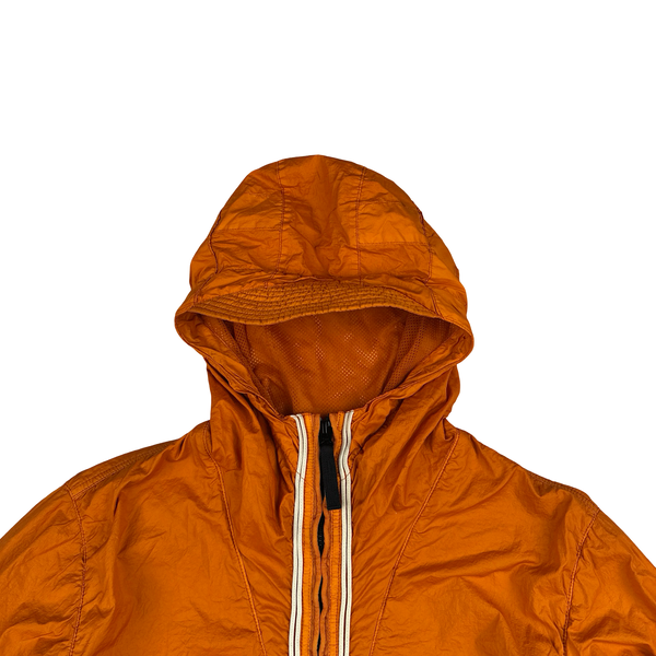 Stone Island 2012 Orange Membrana TC Hooded Jacket - Medium
