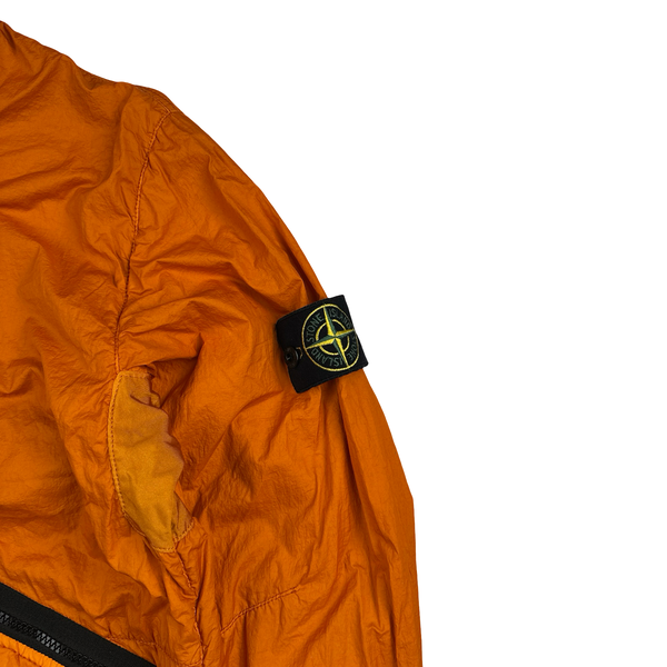 Stone Island 2012 Orange Membrana TC Hooded Jacket - Medium