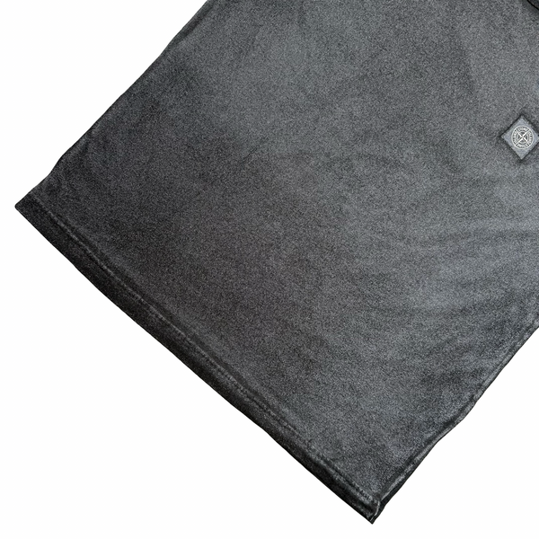 Stone Island 2026 Charcoal Hand Sprayed Cotton Reflective T-shirt - Large