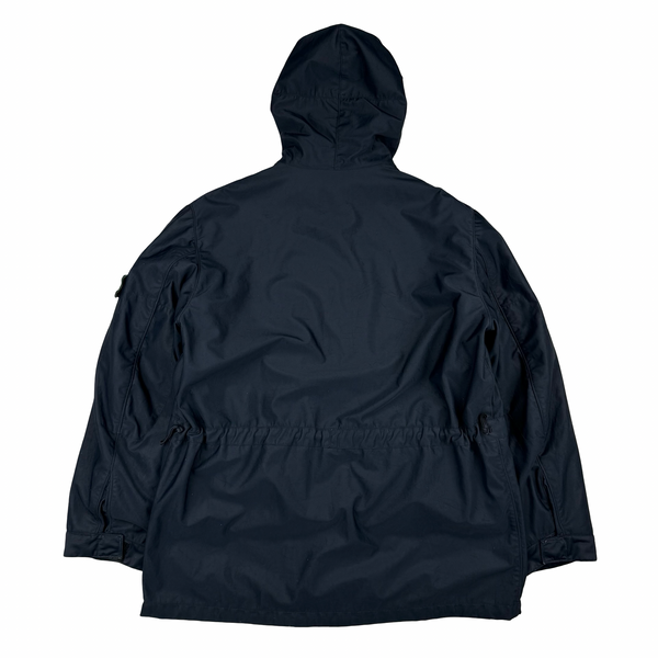 Stone Island Nylam 1999 Navy Vintage Green Edge Duel Layer Multi-pocket Jacket - Large