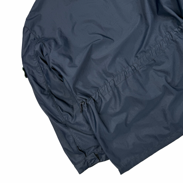 Stone Island Nylam 1999 Navy Vintage Green Edge Duel Layer Multi-pocket Jacket - Large