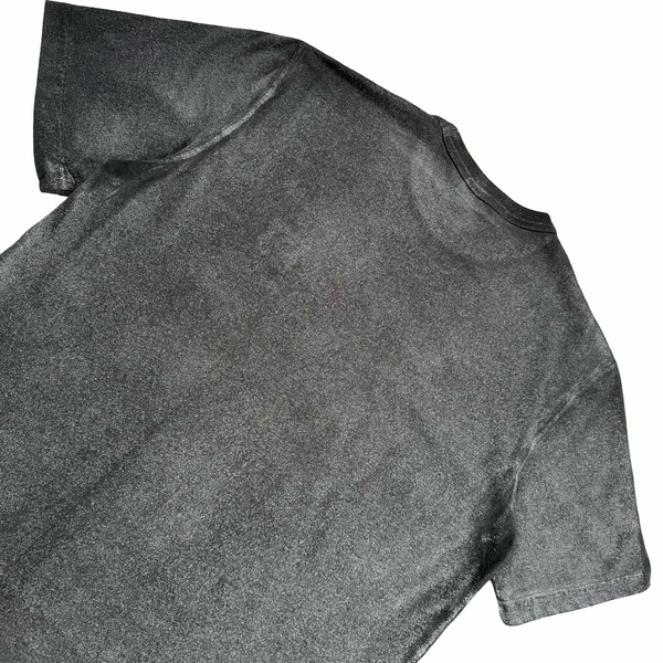 Stone Island 2026 Charcoal Hand Sprayed Cotton Reflective T-shirt - Large