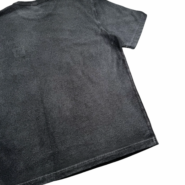 Stone Island 2026 Charcoal Hand Sprayed Cotton Reflective T-shirt - Large