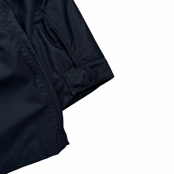 Stone Island Nylam 1999 Navy Vintage Green Edge Duel Layer Multi-pocket Jacket - Large